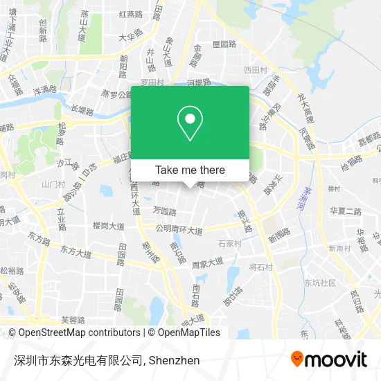 深圳市东森光电有限公司 map