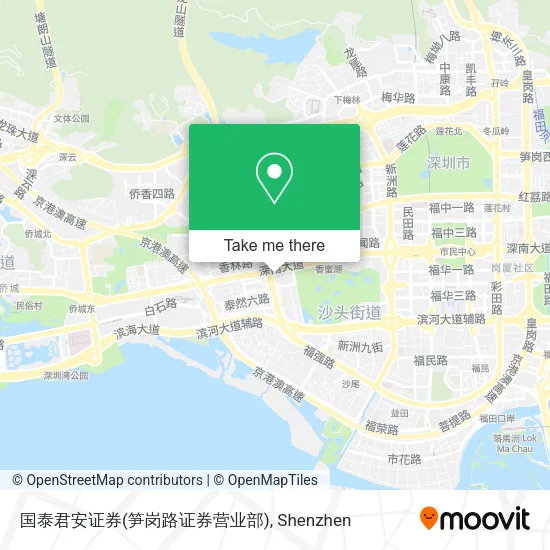国泰君安证券(笋岗路证券营业部) map