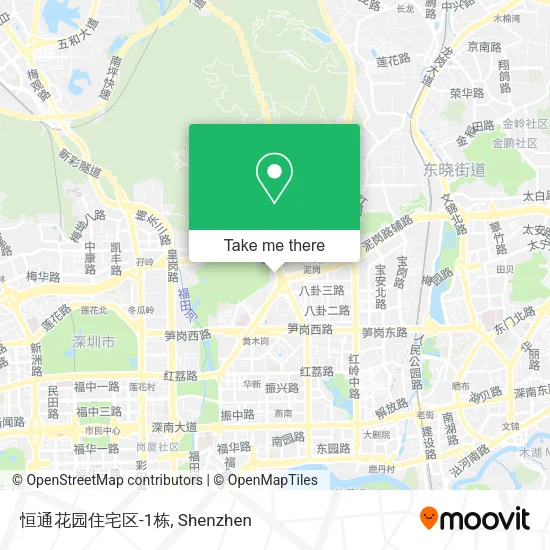 恒通花园住宅区-1栋 map