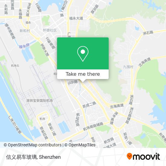 信义易车玻璃 map