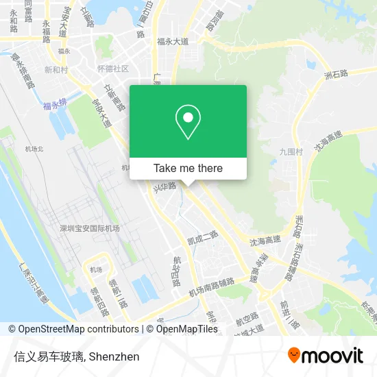 信义易车玻璃 map