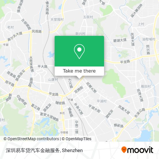 深圳易车贷汽车金融服务 map