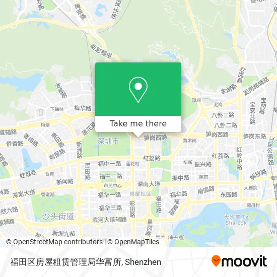 福田区房屋租赁管理局华富所 map
