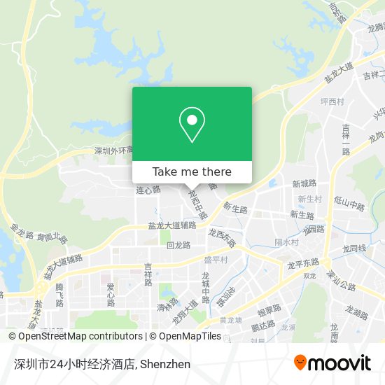深圳市24小时经济酒店 map