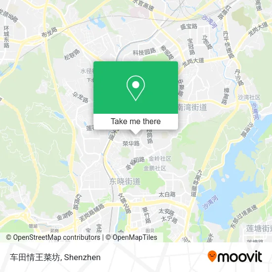 车田情王菜坊 map