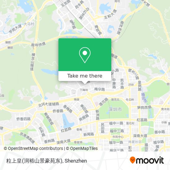 粒上皇(润裕山景豪苑东) map