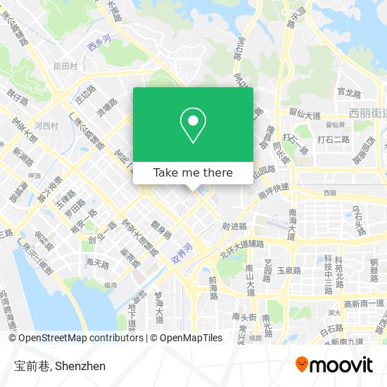 宝前巷 map