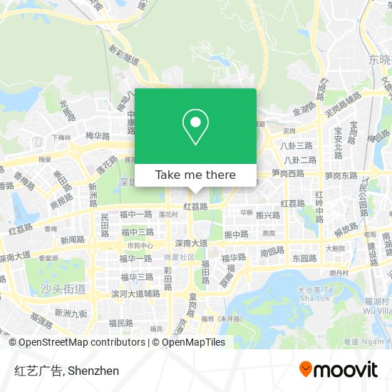 红艺广告 map