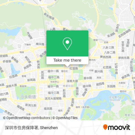 深圳市住房保障署 map