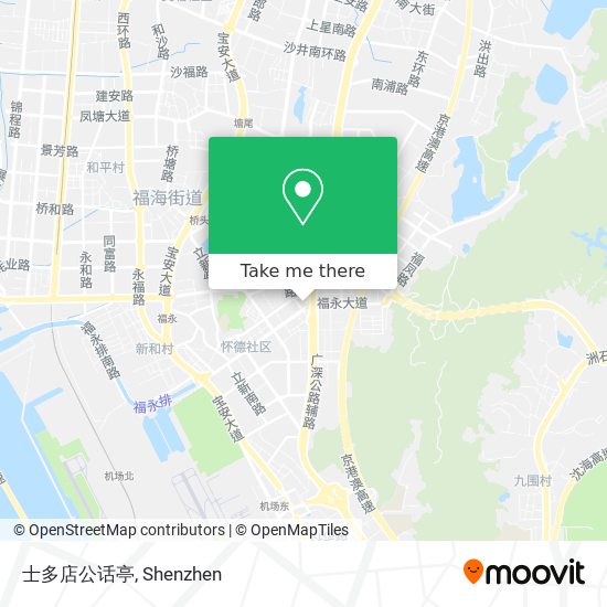 士多店公话亭 map