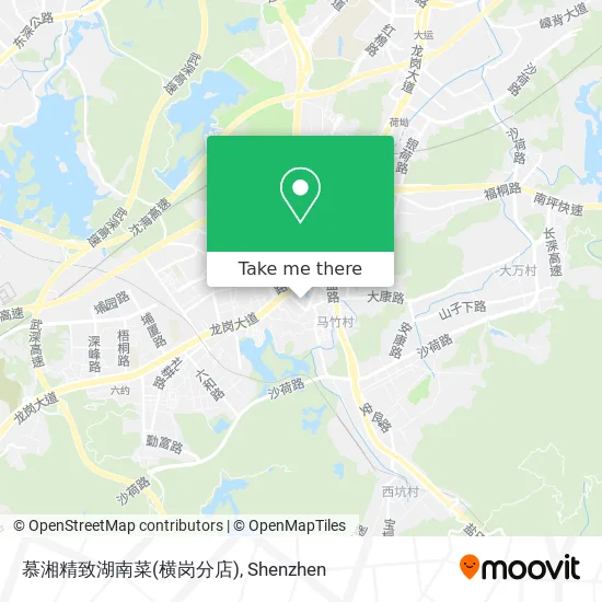 慕湘精致湖南菜(横岗分店) map
