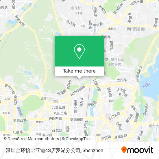 深圳金环怡比亚迪4S店罗湖分公司 map