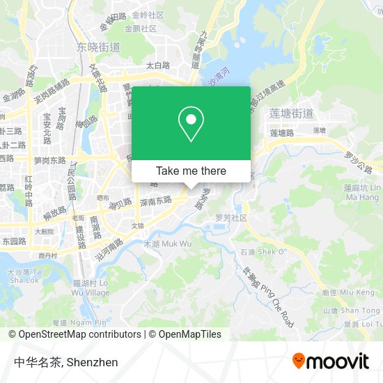中华名茶 map