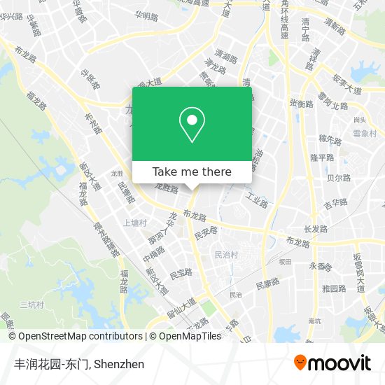 丰润花园-东门 map