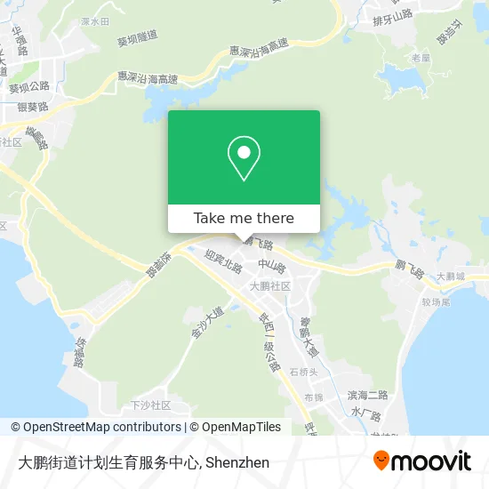 大鹏街道计划生育服务中心 map