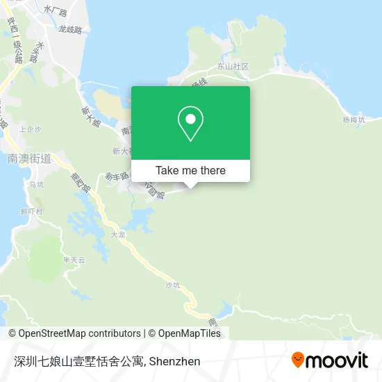 深圳七娘山壹墅恬舍公寓 map