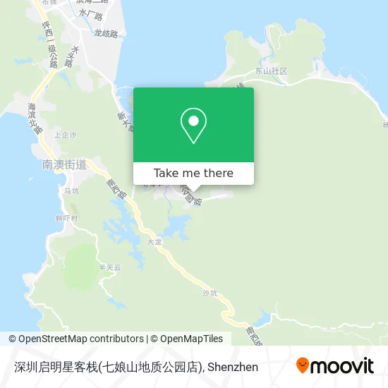 深圳启明星客栈(七娘山地质公园店) map