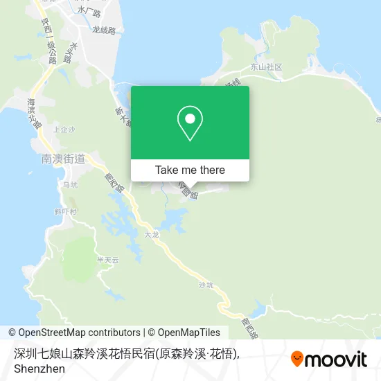 深圳七娘山森羚溪花悟民宿(原森羚溪·花悟) map