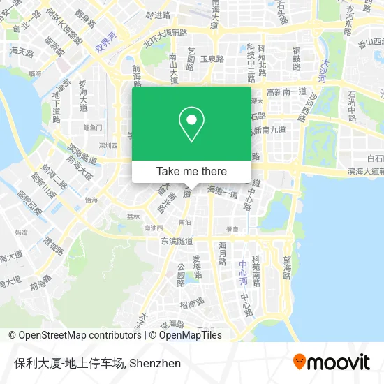 保利大厦-地上停车场 map