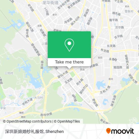 深圳新娘婚纱礼服馆 map