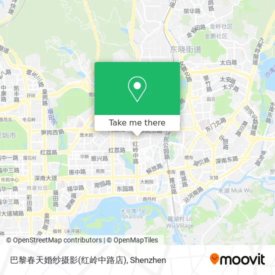 巴黎春天婚纱摄影(红岭中路店) map