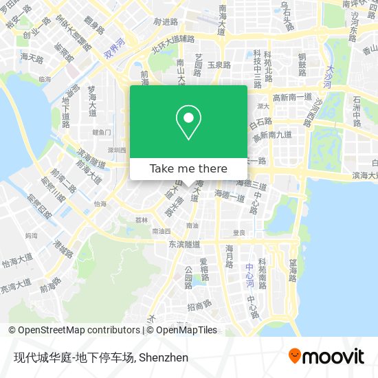 现代城华庭-地下停车场 map