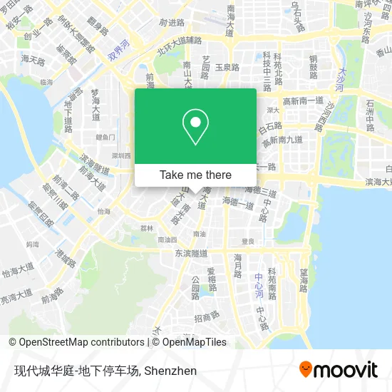现代城华庭-地下停车场 map