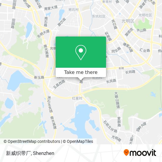 新威织带厂 map