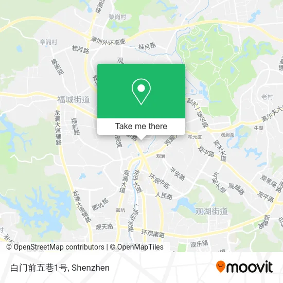 白门前五巷1号 map
