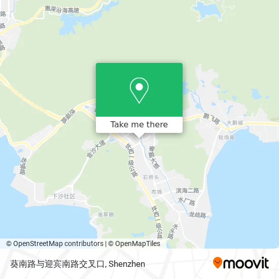 葵南路与迎宾南路交叉口 map