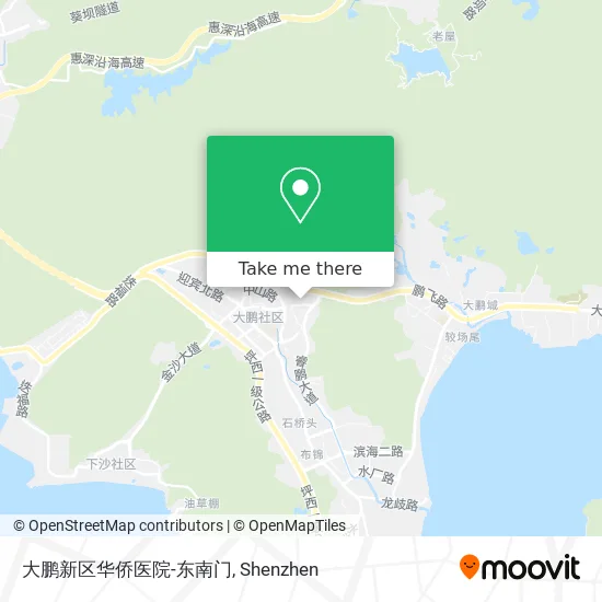 大鹏新区华侨医院-东南门 map