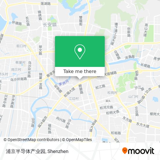 浦京半导体产业园 map