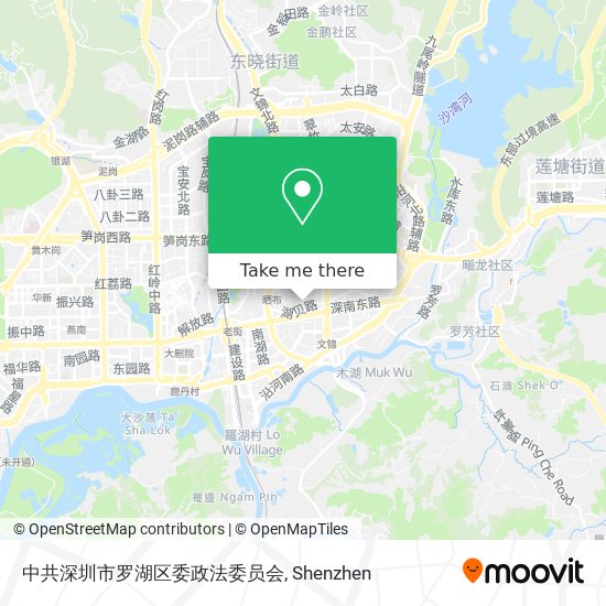 中共深圳市罗湖区委政法委员会 map