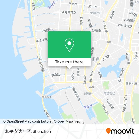 和平安达厂区 map