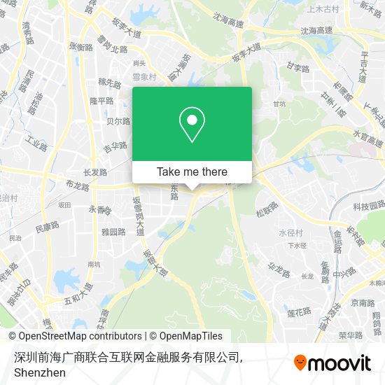深圳前海广商联合互联网金融服务有限公司 map