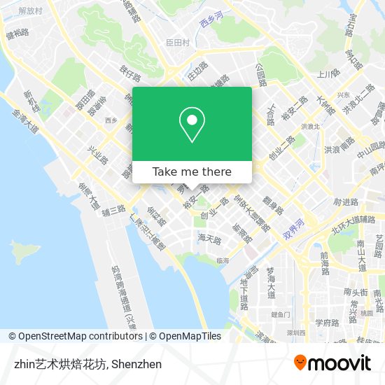 zhin艺术烘焙花坊 map