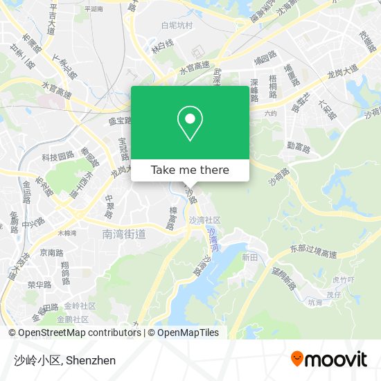 沙岭小区 map