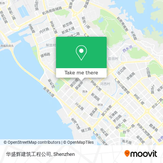 华盛辉建筑工程公司 map