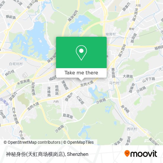 神秘身份(天虹商场横岗店) map