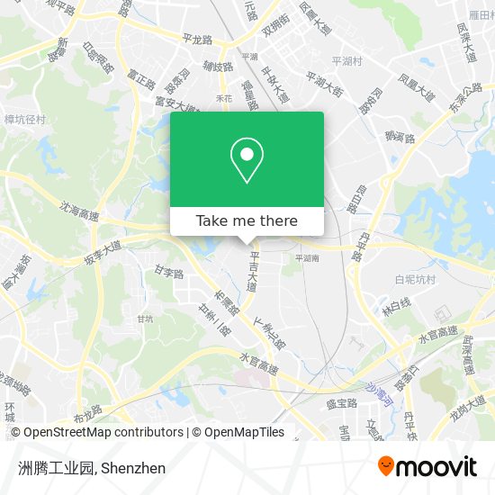 洲腾工业园 map