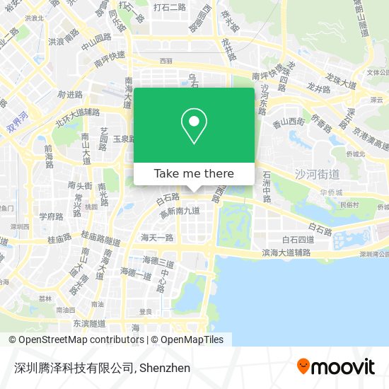 深圳腾泽科技有限公司 map