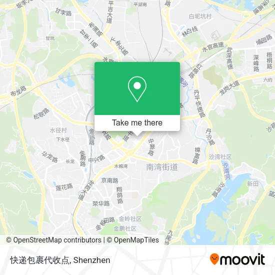 快递包裹代收点 map