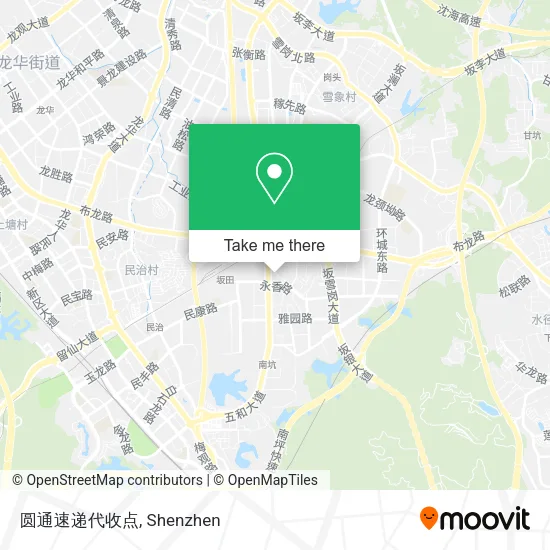 圆通速递代收点 map