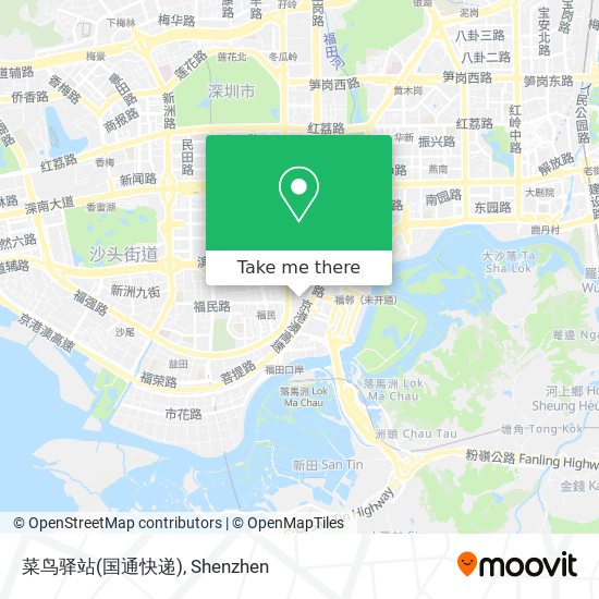 菜鸟驿站(国通快递) map