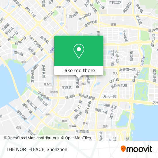 THE NORTH FACE map