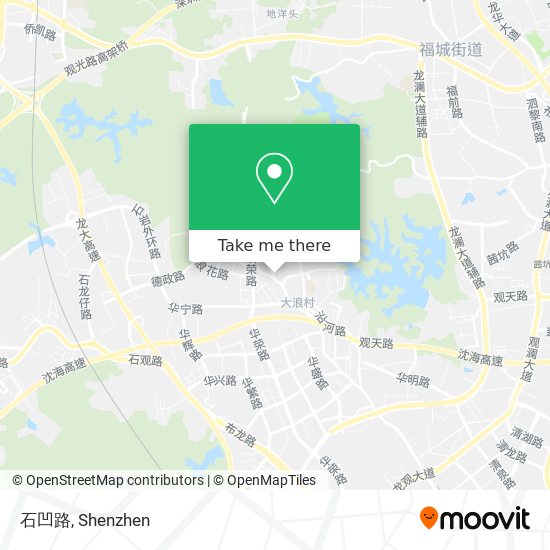 石凹路 map