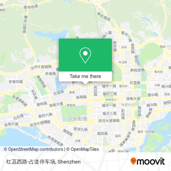 红茘西路-占道停车场 map
