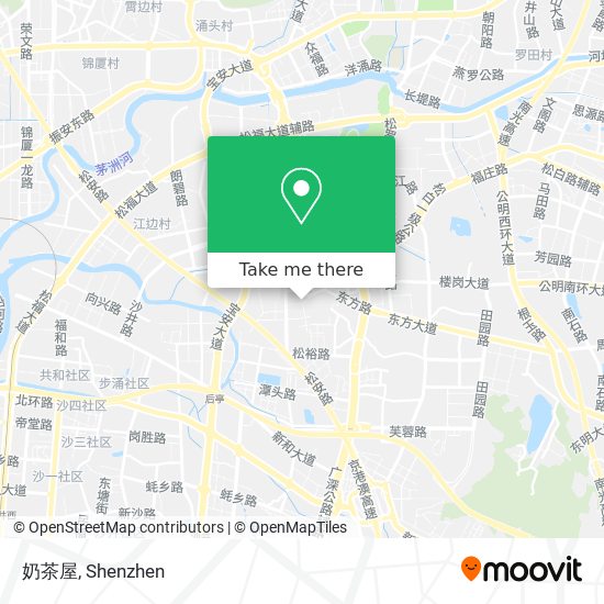 奶茶屋 map