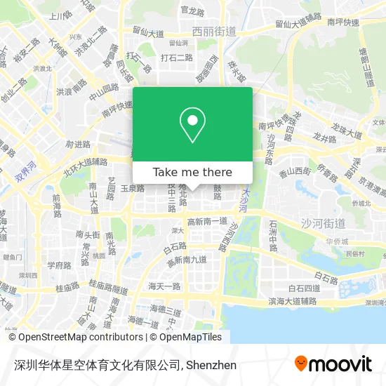 深圳华体星空体育文化有限公司 map