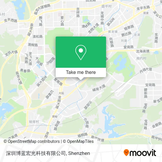 深圳博蓝宏光科技有限公司 map